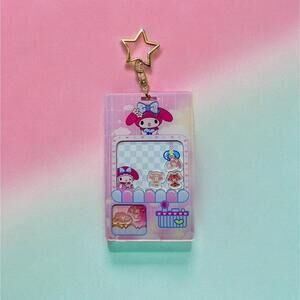 Bag Charm My Melody Keychain Gamer Claw Kawaii Shaker Keychain Key Holder NIP